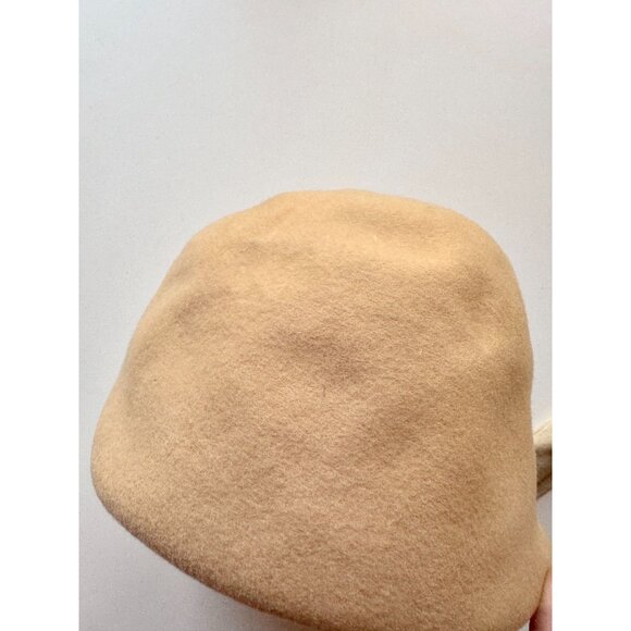 Vintage BARBARA DALE Glenover Henry Pollak Camel Tan Wool Felt Equestrian Hat - Picture 9 of 16